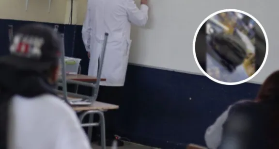 Separan a profesor que gritó a estudiantes que habrían defendido a Pinochet: "Cállate, te dije"