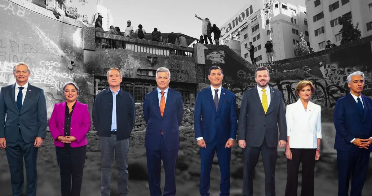 18-O a seis años: Candidatos presidenciales enfrentan visiones polarizadas del Estallido Social
