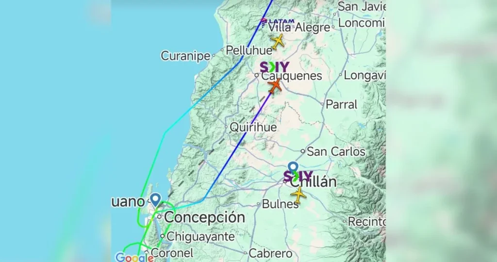 Fuerte viento impide aterrizaje: vuelo de Sky vuelve a Santiago